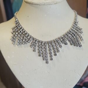 15" Vintage Rhinestone Necklace